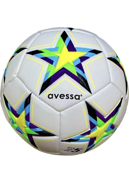 4 Astar Pu+Pvc Materyal Soft Yumuşak Deri 435 Gram Ip Sargı Korumalı Şambrel Futbol Topu No:5
