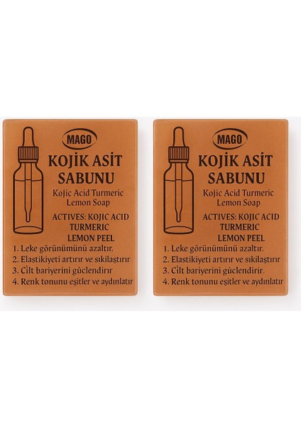 Kojic Acid Sabunu 2 Adet (120 gr )
