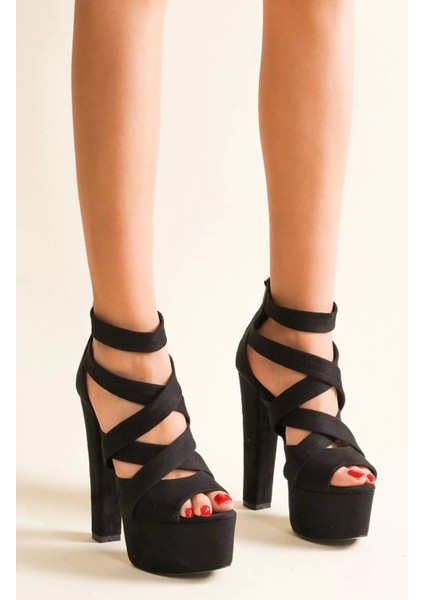 Stil Modern Kadın Kalın Topuklu Platform Ayakkabı Özel Tasarım Gündüz Gece Abiye Ayakkabı modelleri