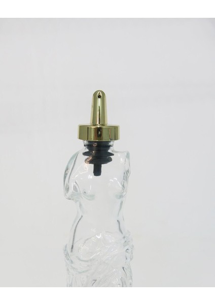 Şeffaf cam şişe yağdanlık ve sosluk, 200 ml, turuncu, şık ve kullanışlı mutfak aksesuarı modelleri