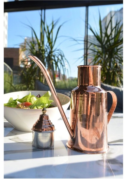 Bakır Renkli Yağdanlık Seti, Şık Tasarım, 500 ml, Dayanıklı ve Kullanışlı, 2 Parça fiyatları