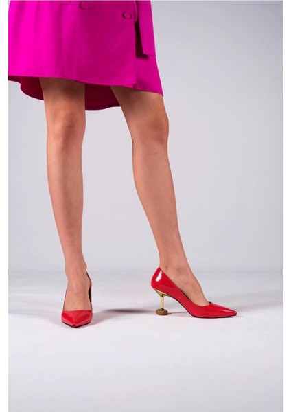 Stil Modern Kadın Topuklu Ayakkabı Stiletto Özel Tasarım Gündüz Gece Abiye Ayakkabı