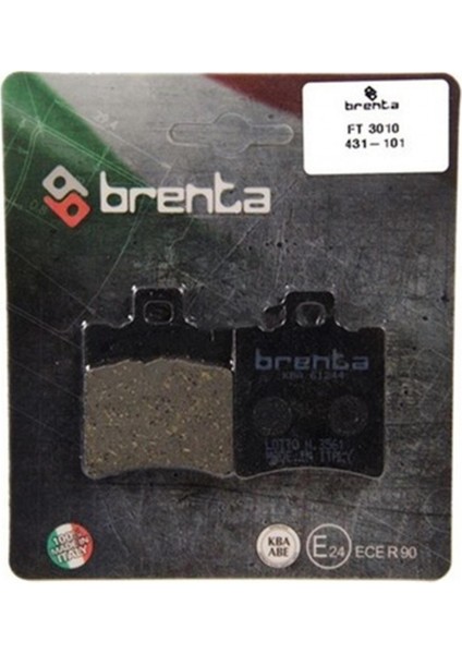 Yamaha Yn Neo's, Lc 50cc 97-16 Ön Fren Balatası Brenta Organik