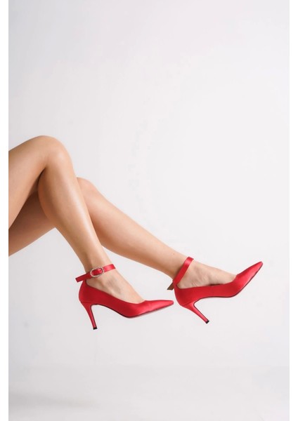 Stil Modern Kadın Baretli Ince Topuklu Ayakkabı Stiletto Özel Tasarım Gündüz Gece Abiye Ayakkabı fırsatları