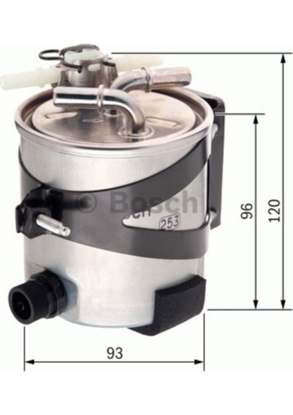 Yakıt Fıltresı Megane Iı-Scenıc Iı 1.5 Dcı-2.0 Dcı 05- F026402016
