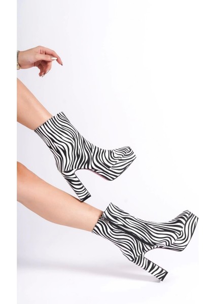 Stil Modern Kadın Platform Topuklu Bot Özel Tasarım Gündüz Gece Abiye Ayakkabı fiyatları