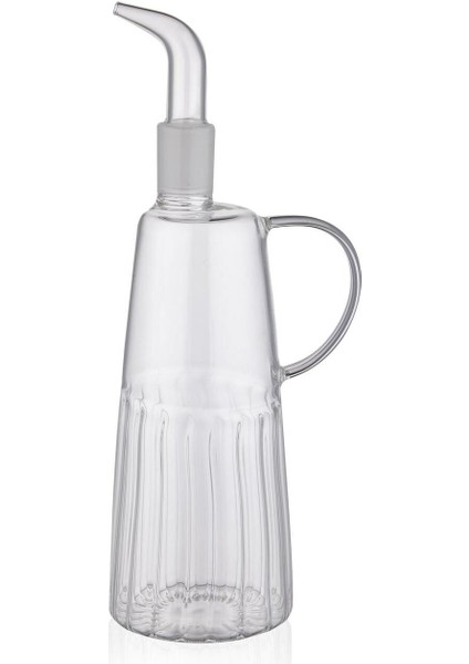 Şeffaf Yağlık ve Sirkelik, 500 ml, Pratik ve Şık Tasarım, Beyaz, 1 Parça