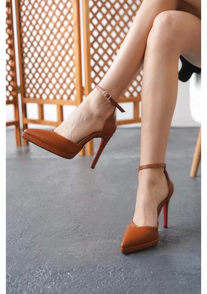 Kadın Elegant Ayakkabı Baretli Sivri Burun Topuklu Ayakkabı Özel Tasarım Abiye Ayakkabı modelleri