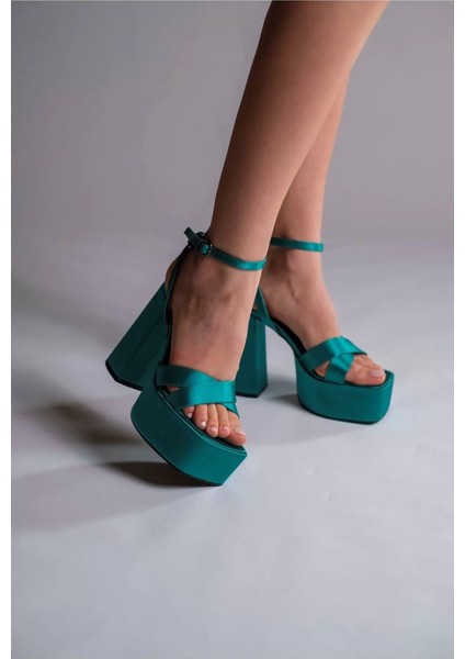 Kadın Elegant Ayakkabı Tasarım Platform Kalın Topuklu Ayakkabı Özel Tasarım Abiye Ayakkabı modelleri