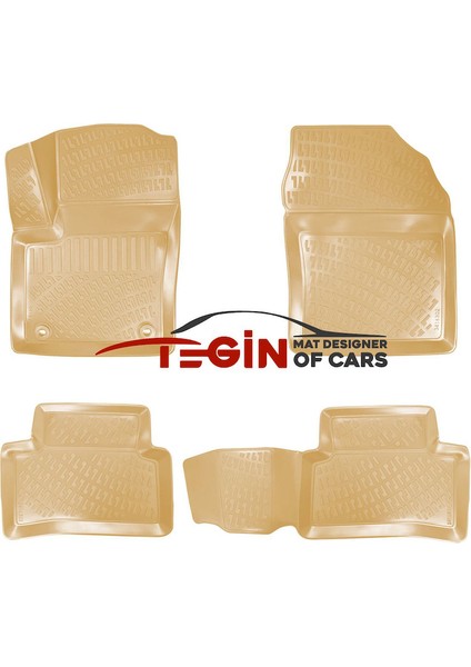Toyota C-Hr 2021 Bagaj Havuzu + Bej 3D Havuzlu Paspas modelleri