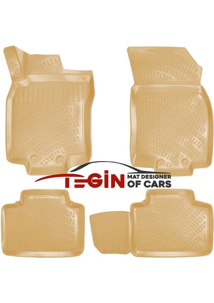 Nissan X-Trail 2013-2020 3D Havuzlu Paspas Bej