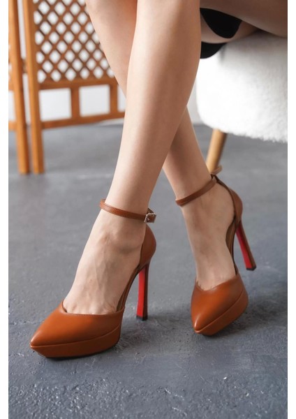 Kadın Bilekten Tokalı Platform Ince Topuklu Ayakkabı Şık Tasarım fiyatları