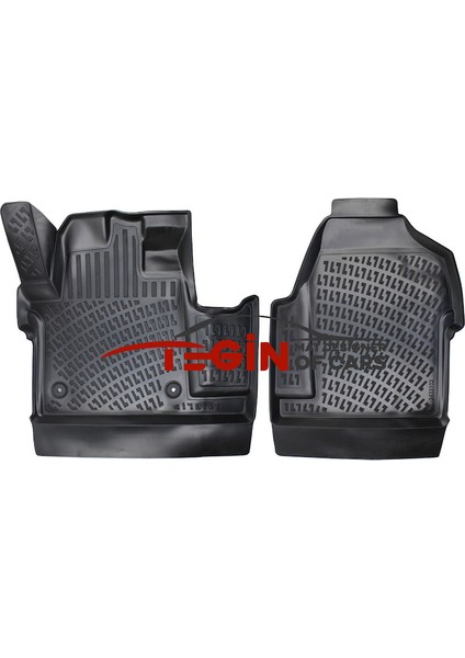 Peugeot Expert 3D Havuzlu Paspas 2018 Siyah