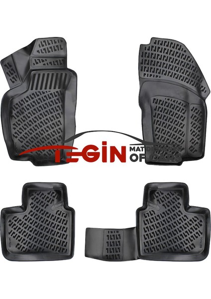 Alfa Romeo 156 2003 3D Havuzlu Paspas Siyah