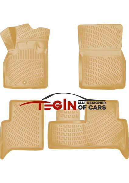 Renault Scenic 3 2012 3D Havuzlu Paspas Bej