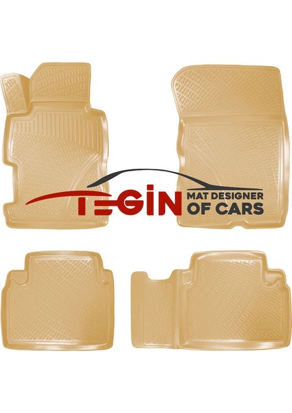 Hyundai Accent Admire 2000 3D Havuzlu Paspas Bej
