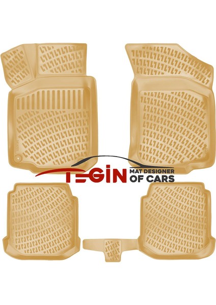 Volkswagen Bora 1999-2006 Bagaj Havuzu + Bej 3D Havuzlu Paspas modelleri