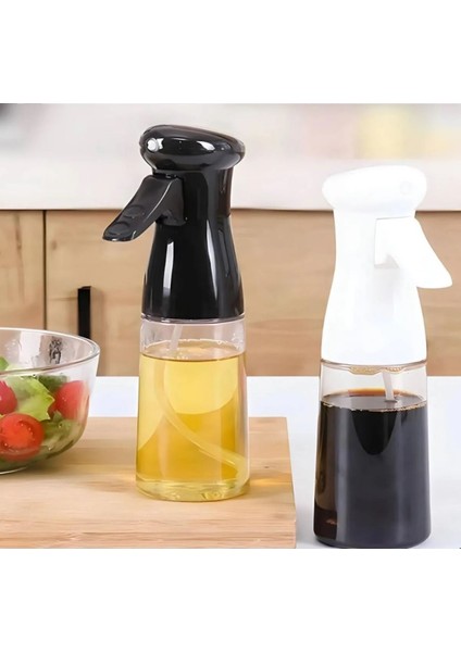 200ml Çok Renkli Cam Yağdanlık, Şık ve Pratik Tasarım, Beyaz Renk, 1 Parça