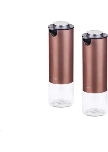 Krem renkli rose gold yağlık sirkelik, şık ve zarif mutfak aksesuarı, 500-749 ml