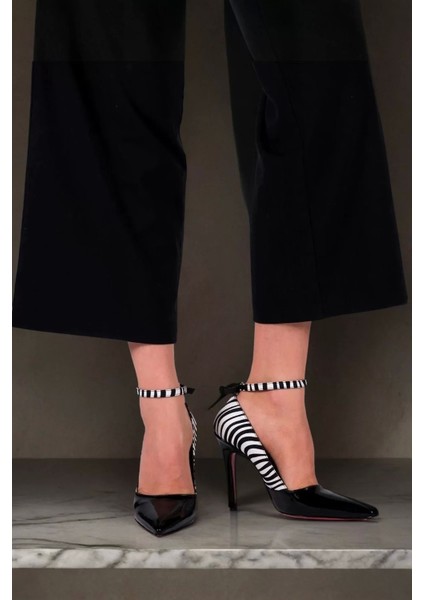 Kadın Elegant Ayakkabı Ince Topuklu Baretli Ayakkabı Stiletto Özel Tasarım Abiye Ayakkabı fırsatları