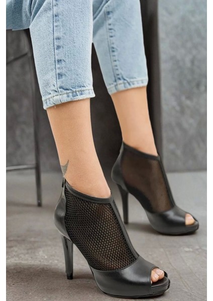 Kadın Elegant Ayakkabı Ince Topuklu Alçak Platform Ayakkabı Özel Tasarım Abiye Ayakkabı