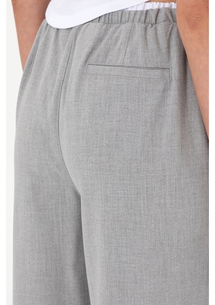 Kadın Gri Pantolon (Kanvas-Chino) 50309118-VR024