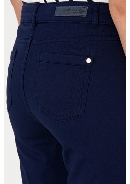 Kadın Lacivert Pantolon (Kanvas-Chino) 50299110-VR033