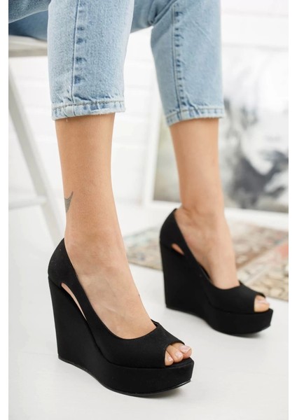 Kadın Elegant Ayakkabı Dolgu Topuklu Ayakkabı Özel Tasarım Abiye Ayakkabı fiyatları