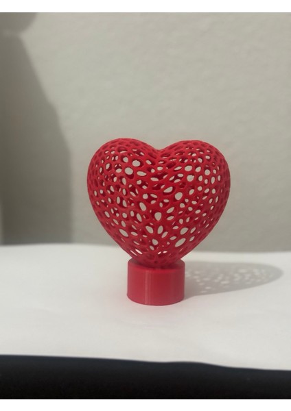 Kalp Desenli Dekoratif Obje