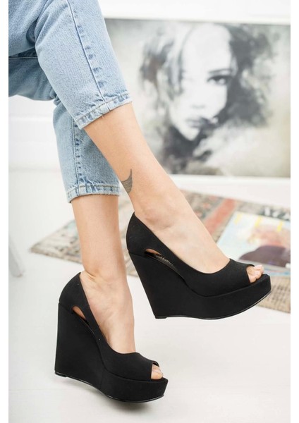 Kadın Elegant Ayakkabı Dolgu Topuklu Ayakkabı Özel Tasarım Abiye Ayakkabı modelleri