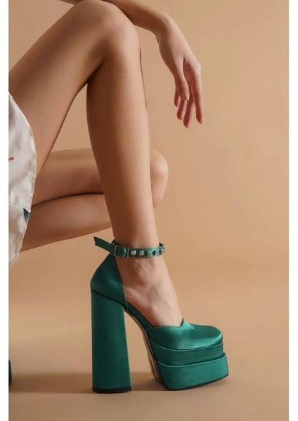 Kadın Elegant Ayakkabı Çift Platform Tasarım Gelinlik Ayakkabı Özel Tasarım Abiye Ayakkabı fırsatları