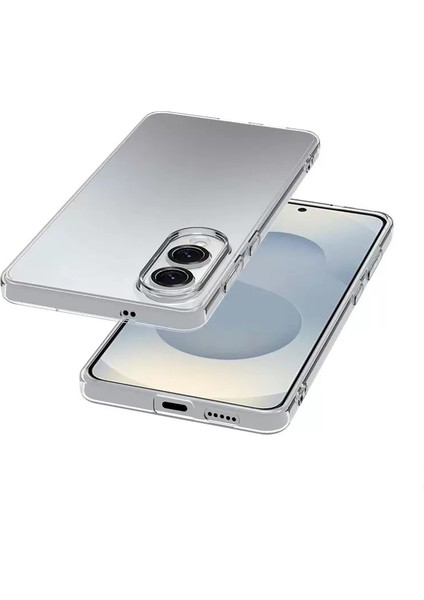 Galaxy S25 Edge Kılıf Nvg Süper Silikon Kapak - Şeffaf modelleri