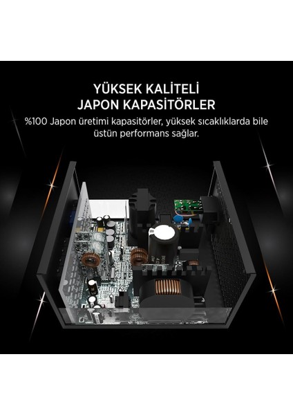 JDP850 Apfc 12CM 850W Bronze 80+ Atx 3.1 Pcı-E 5.1 Power Supply