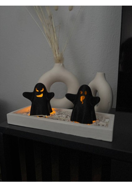 Dekoratif Hayalet Figür Seti Halloween & Temalı Gece Işığı