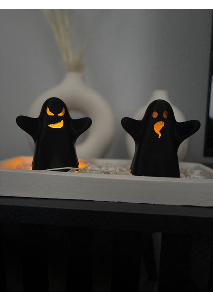 Dekoratif Hayalet Figür Seti Halloween & Temalı Gece Işığı