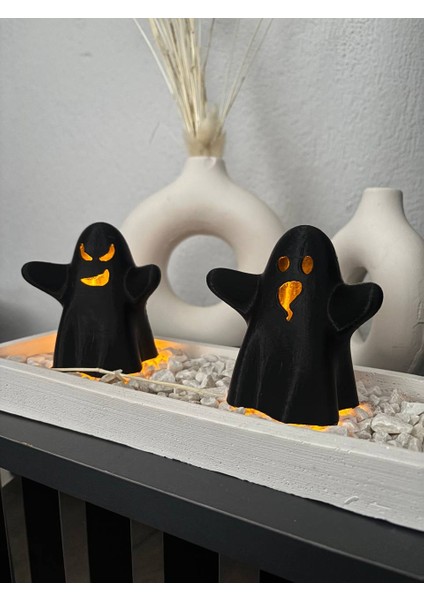 Dekoratif Hayalet Figür Seti Halloween & Temalı Gece Işığı