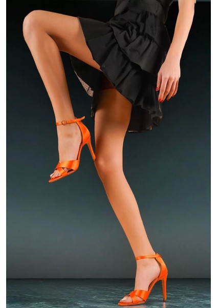 Kadın Elegant Ayakkabı Çapraz Bantlı Ince Topuklu Ayakkabı Özel Tasarım Abiye Ayakkabı fırsatları