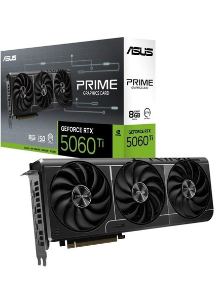 PRIME-RTX5060TI-O8G 8gb Ddr7 128BIT 3xdp HDMI Ekran Kartı