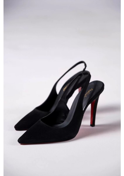 Kadın Elegant Ayakkabı Arkası Açık Sivri Burun Topuklu Ayakkabı Özel Tasarım Abiye Ayakkabı fiyatları