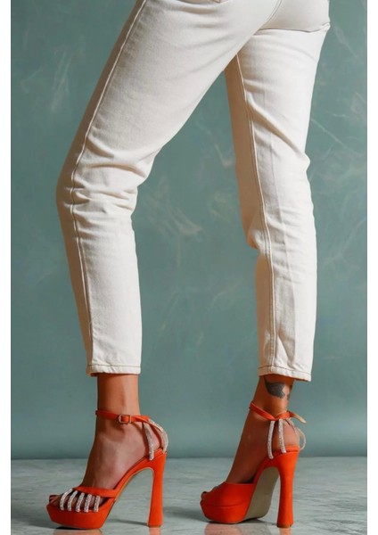 Kadın Elegant Ayakkabı Taş Detaylı Alçak Platform Özel Tasarım Abiye Ayakkabı modelleri