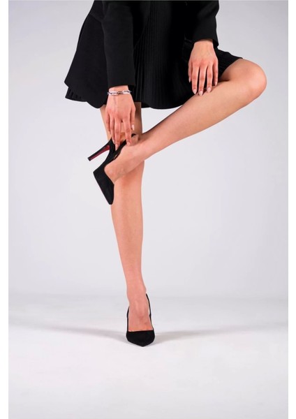 Kadın Elegant Ayakkabı Arkası Açık Sivri Burun Topuklu Ayakkabı Özel Tasarım Abiye Ayakkabı indirimleri