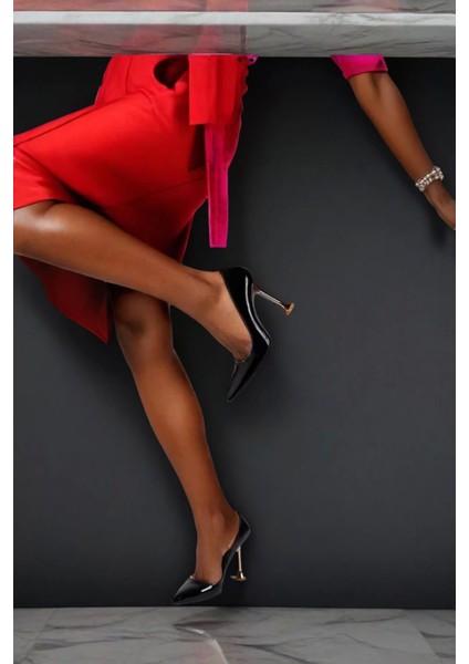 Kadın Elegant Ayakkabı Özel Topuklu Stiletto Özel Tasarım Abiye Ayakkabı