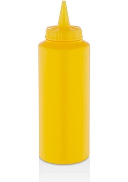 Oynar başlıklı 500ml çok amaçlı şişe, sarı renk, çeşitli içeriklere uygun