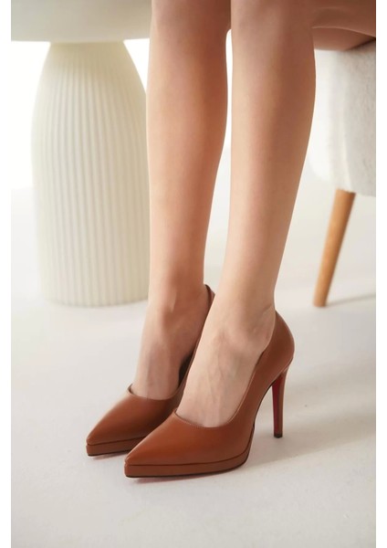 Kadın Elegant Ayakkabı Platformlu Ince Topuklu Ayakkabı Özel Tasarım Abiye Ayakkabı