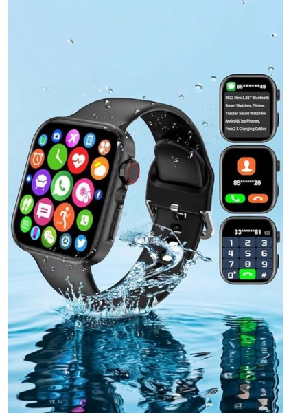 Akıllı Saat Bluetooth Bağlantı ve 24 Saat Sağlık Izleme Gps Arama Cevaplama