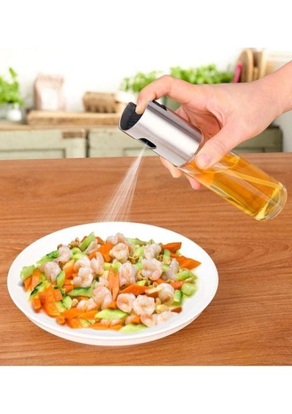 Mimoza Sprey Cam Şişe Zeytinyağı, Sirke, Yağ Püskürtücü Yağdanlık 100 ml.hia