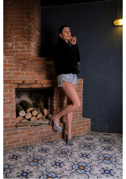 Kadın Elegant Ayakkabı Çift Platform Ayakkabı Özel Tasarım Abiye Ayakkabı indirimleri