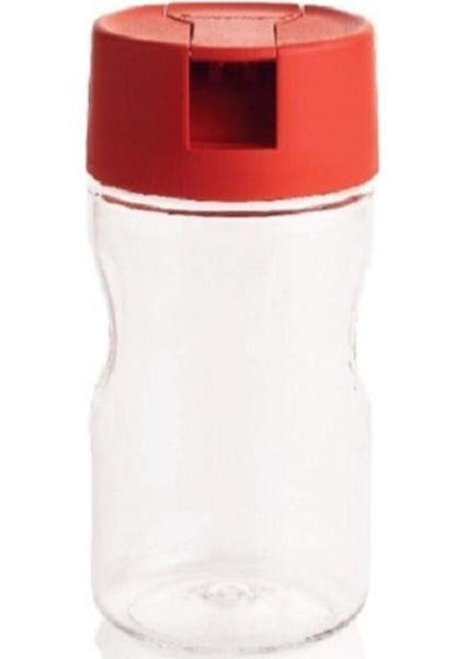 Şık 600 ml kırmızı kapaklı yağlık, zarif ve kullanışlı tasarım