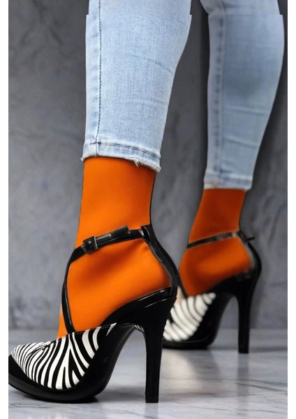 Kadın Elegant Ayakkabı Ince Topuklu Stiletto Ayakkabı Özel Tasarım Abiye Ayakkabı