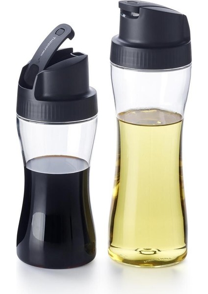 Şeffaf siyah sosluk 570 ml, pratik ve şık mutfak aksesuarı modelleri